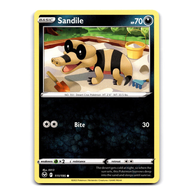 Sandile Common SWSH12: Silver Tempest 111/195 NM