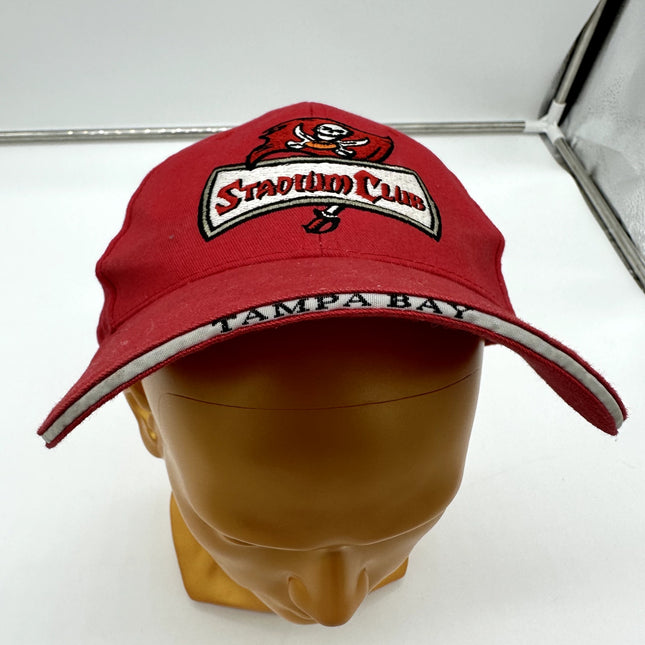Vintage Tampa Bay Buccaneers Hat Cap Black Red 2005 Stadium Club NFL Football