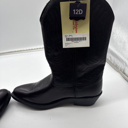 Masterson Boot Company Cowboy Black Cherry Western Boots Size 12 D Style RB875