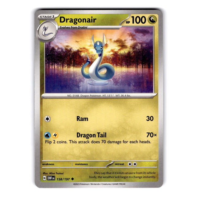 Dragonair Uncommon SV03: Obsidian Flames 158/197 NM
