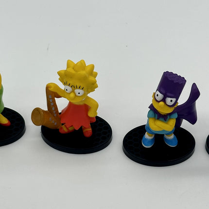 2015 Greenbrier Simpsons Figures Lot Of 5 Bart Lisa Maggie Homer Marge