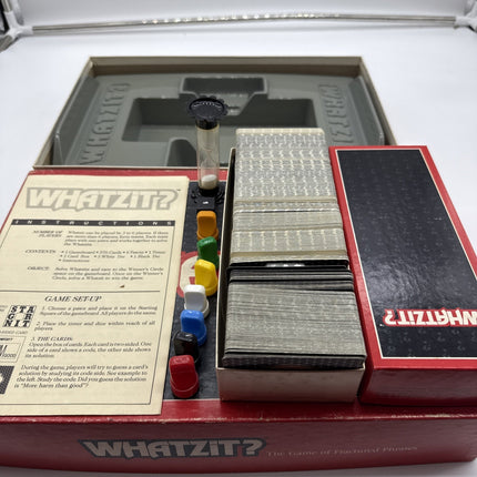 Vintage WHATZiT? Board Game, Milton Bradley 1987, Complete