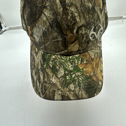 Vintage 90's Realtree Camo Snapback Hunting Hat Cap Youngan Tree Bark EUC