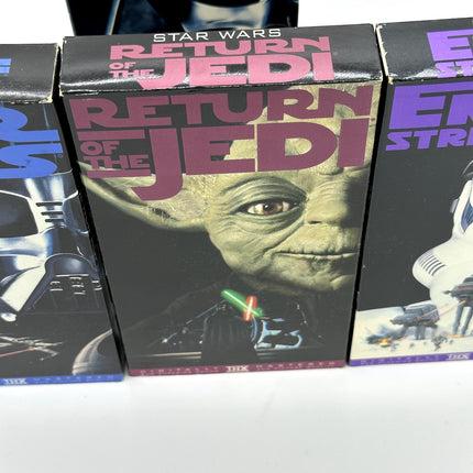 Star Wars Trilogy VHS Box Set 3 Tape Set THX 1995 Great Condition