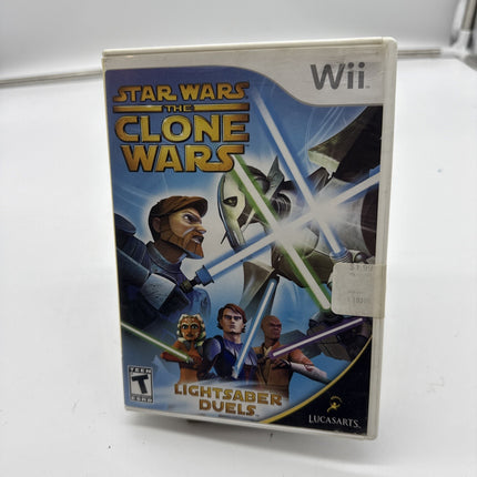 Star Wars The Clone Wars Lightsaber Duels (Nintendo Wii) Complete CIB Tested