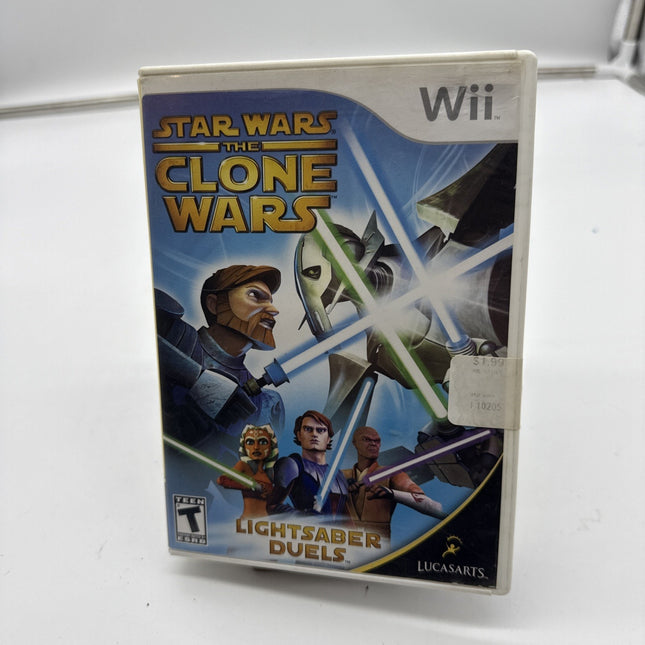 Star Wars The Clone Wars Lightsaber Duels (Nintendo Wii) Complete CIB Tested