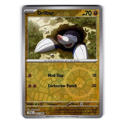 Drilbur Common SV: Black Bolt 045/086 NM