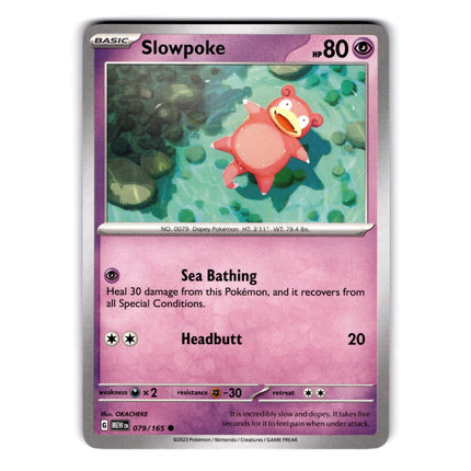 Slowpoke Common SV: Scarlet & Violet 151 079/165 NM