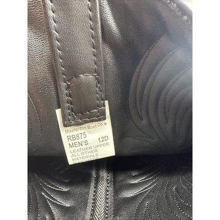 Masterson Boot Company Cowboy Black Cherry Western Boots Size 12 D Style RB875