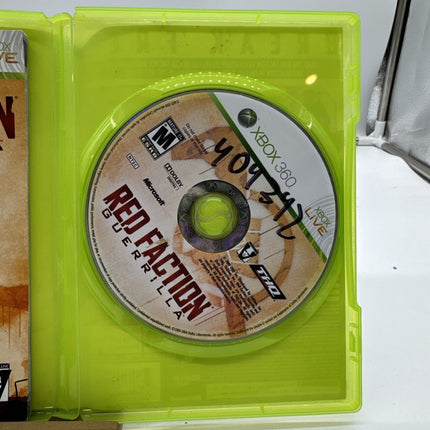 Red Faction: Guerrilla (Microsoft Xbox 360, 2009) CIB! Complete W/ Manual! 🔥
