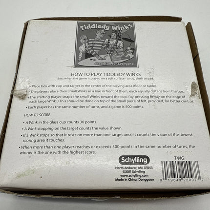 Schylling Tiddledy Winks Great Fun For Everyone! (GAME IN BOX)