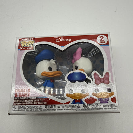 Funko Pocket Pop! Disney Donald & Daisy 2 Pack Vinyl Figure Keychains
