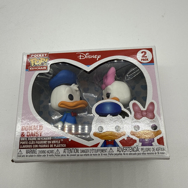 Funko Pocket Pop! Disney Donald & Daisy 2 Pack Vinyl Figure Keychains