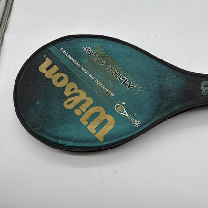 WILSON Matrix Comp Oversize Titanium Tennis Racket 4 3/8 Grip Needs REstringd