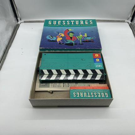 Vintage Guesstures Charades Game by Milton Bradley 1990 Edition