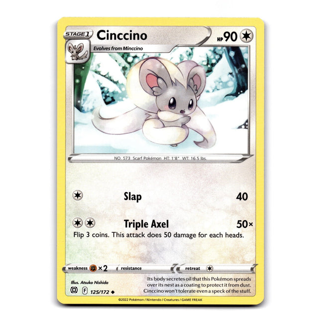 Cinccino Uncommon SWSH09: Brilliant Stars 125/172 NM
