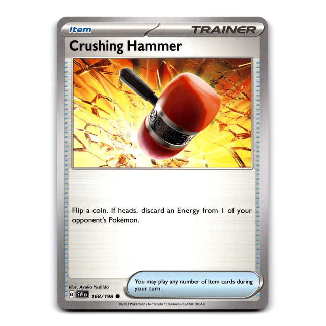 Crushing Hammer Common SV01: Scarlet & Violet Base Set 168/198 NM