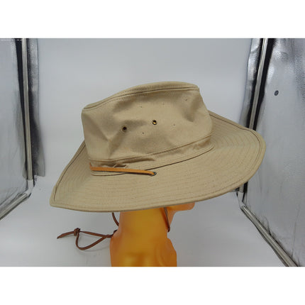 Walt Disney World Hat Tan Adult Small Safari Snap Button