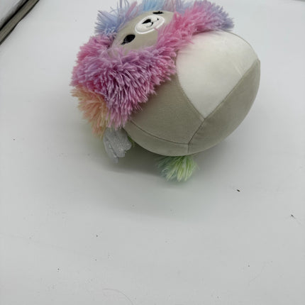 Squishmallows Leonori the Lion Rainbow Tie Dye Stuffed Plush 8" Kellytoy