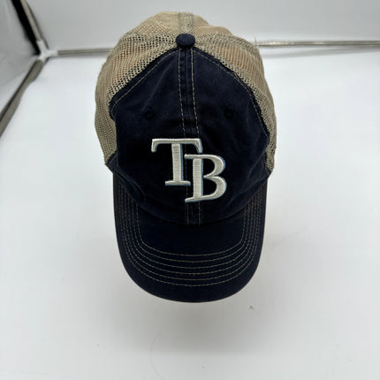 Vintage Tampa Bay Rays Hat Mens Blue Baseball Cap 47 mesh back snapback