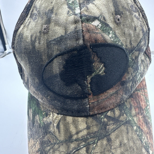 Mossy Oak Camo Mesh Trucker Hat 6 Panel NWT Adjustable Snapback Hunting/Fishing
