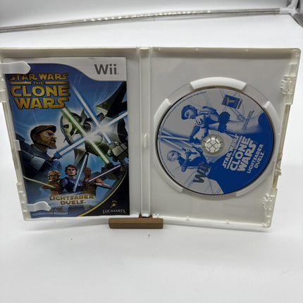 Star Wars The Clone Wars Lightsaber Duels (Nintendo Wii) Complete CIB Tested