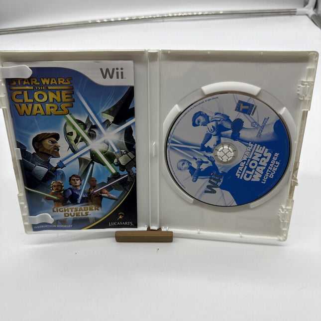 Star Wars The Clone Wars Lightsaber Duels (Nintendo Wii) Complete CIB Tested