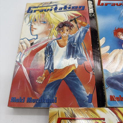 Gravitation by Maki Murakami Volumes 1, 2, 3, 6, 7 Vol 1 Manga VGC