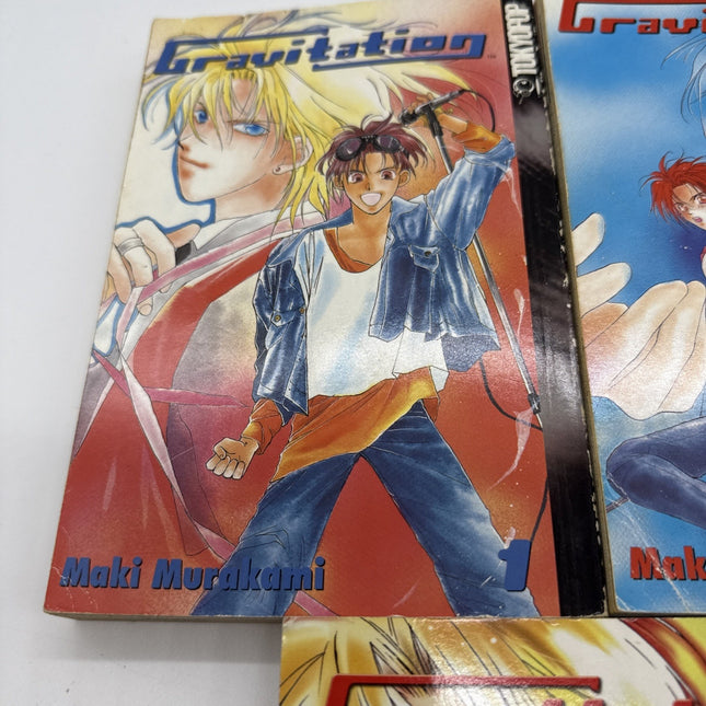 Gravitation by Maki Murakami Volumes 1, 2, 3, 6, 7 Vol 1 Manga VGC