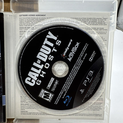 Call of Duty: Ghosts (Sony PlayStation 3, 2013) – Complete In Box (CIB), Tested