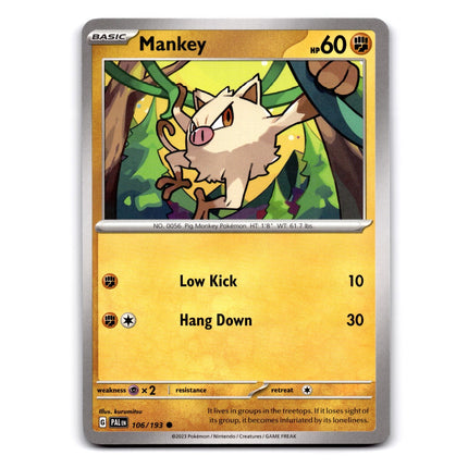 Mankey - (Cosmos Holo) Common Miscellaneous Cards & Products 106/193 NM