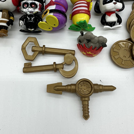 Ryans World Pirate Ship Toy Lot SS RYAN Black Ship With Figures And Coins