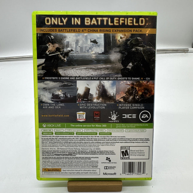 Battlefield 4 (Xbox 360, 2013) Complete Tested Working