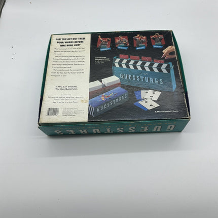 Vintage Guesstures Charades Game by Milton Bradley 1990 Edition