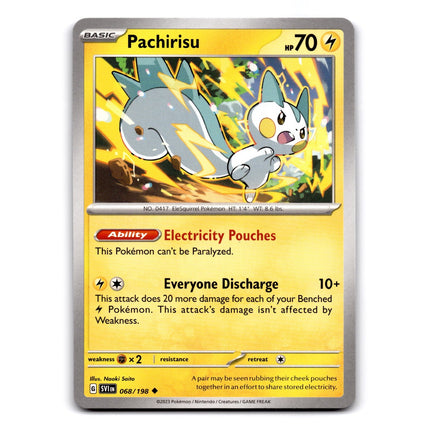 Pachirisu Uncommon SV01: Scarlet & Violet Base Set 068/198 NM