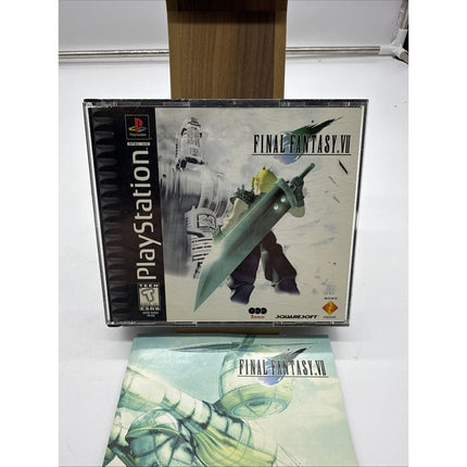 Final Fantasy VII 7 PS1 PlayStation 1 Complete CIB Black Label