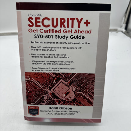Comptia Security+ Plus Book SY0-501 Study Guide Darril Gibson