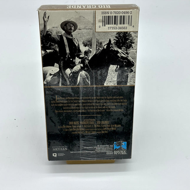 Rio Grande (VHS) - SEALED- NEW john wayne, rare cover o'hara
