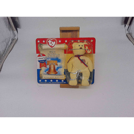 TY McDonald's Beanie Baby " Liberty the Bear 1996 SEALED