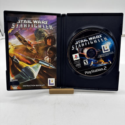 Star Wars Starfighter -Sony PlayStation 2 PS2- CIB Complete