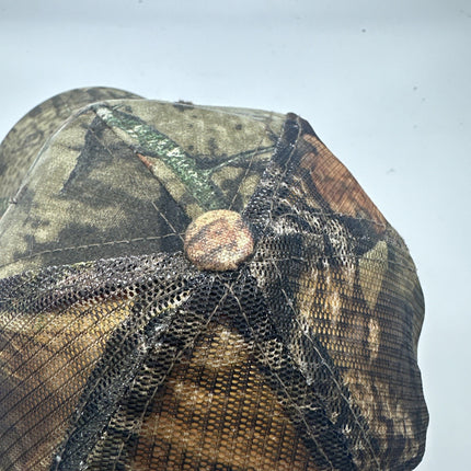 Mossy Oak Camo Mesh Trucker Hat 6 Panel NWT Adjustable Snapback Hunting/Fishing