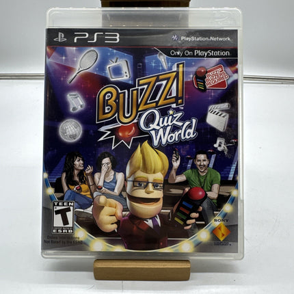 Buzz Quiz World (Sony PlayStation 3 PS3) Game Only CIB Complete Tested Works