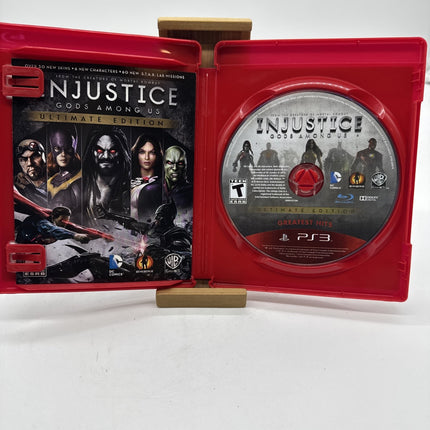 * INJUSTICE: GODS AMONG US ULTIMATE EDITION Sony PS3 PlayStation 3 Game CIB