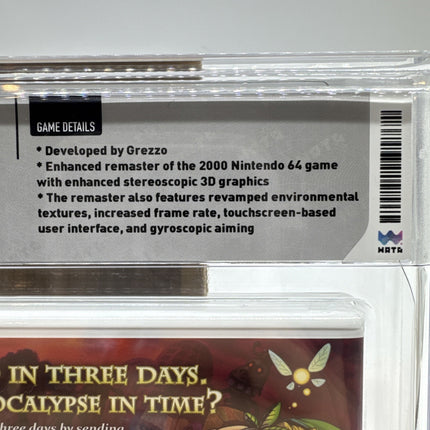 WATA 10 A++ THE LEGEND OF ZELDA MAJORAS MASK Nintendo Sealed 2015 Perfect Grade!