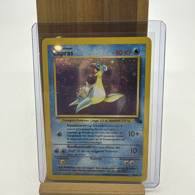 Lapras - WOTC Fossil - Holo Rare - 10/62 - MINT
