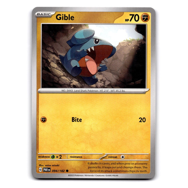 Gible Common SV04: Paradox Rift 094/182 NM