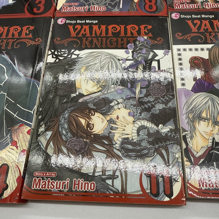 Vampire Knight Manga Lot Vol 3, 4, 8, 9, 11, 12 English Shojo Beat