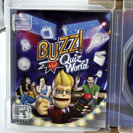 Buzz Quiz World (Sony PlayStation 3 PS3) Game Only CIB Complete Tested Works