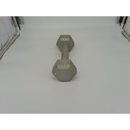 single 8 Pound Cast Iron Hex Cap Dumbbells 8 Lbs Workout Weight Lifting doorsto