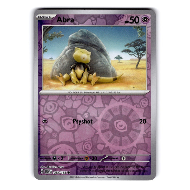 Abra Common SV: Scarlet & Violet 151 063/165 NM